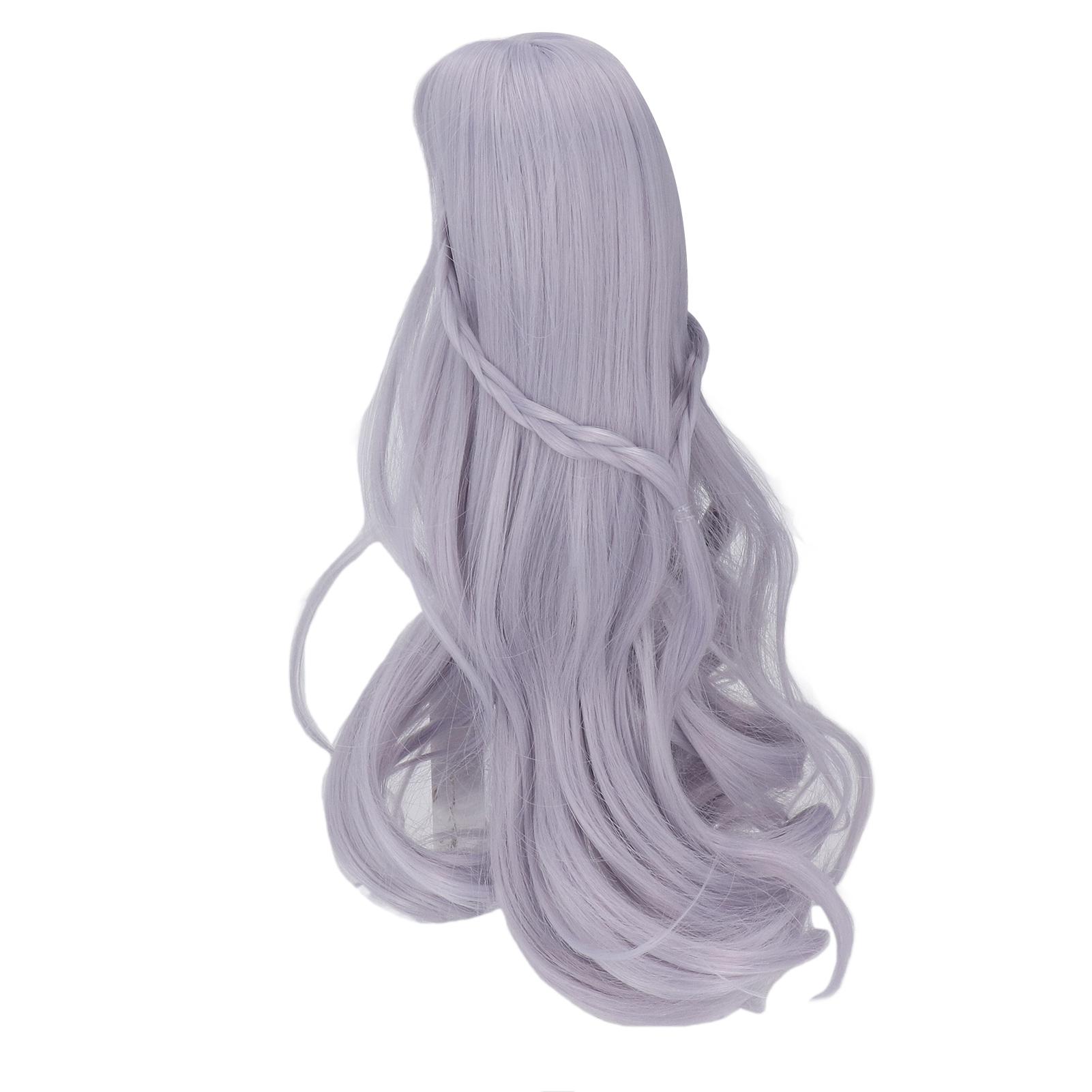 

ES053 Кукольный длинный парик Мягкий вьющийся 8-9 дюймов Кукольные волосы для детского подарка День защиты детей Дымчато-голубой