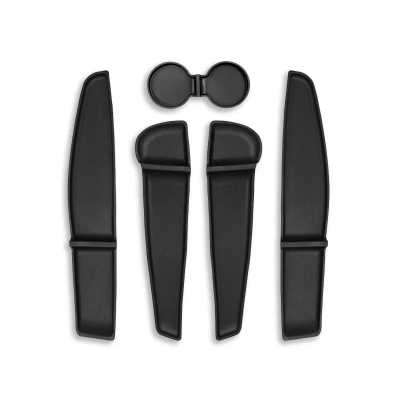 Side Door Storage Pad for Tesla Model Y/YL Juniper 2025 Car Accessories TPE Central Control Water Cup Holder Pad Organizer Tray