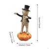 Collectible Figurine Dancing on Decoration Art Crafts with Top Hats Props Desktop Ornament for Shelf