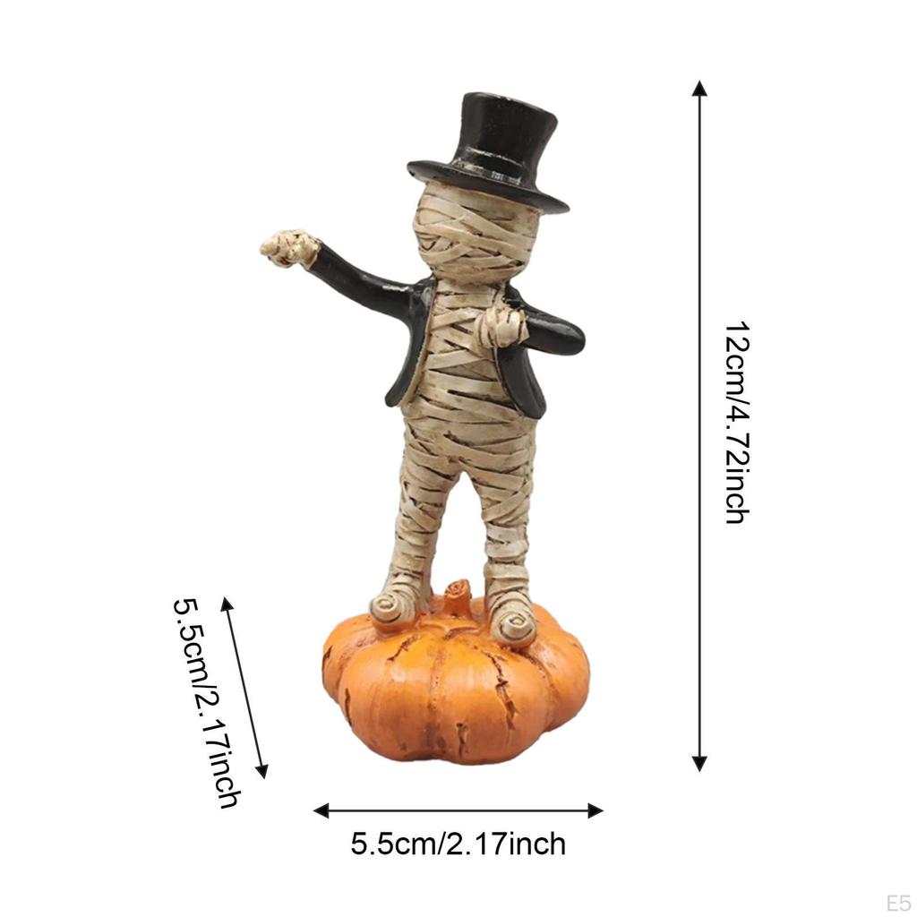 Collectible Figurine Dancing on Decoration Art Crafts with Top Hats Props Desktop Ornament for Shelf
