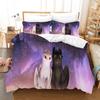 Cartoon Duvet Cover Pillowcase Bedding Set Funny Toothless Adult Boy Girl Bedroom Decoration Children Single Double Large Siz