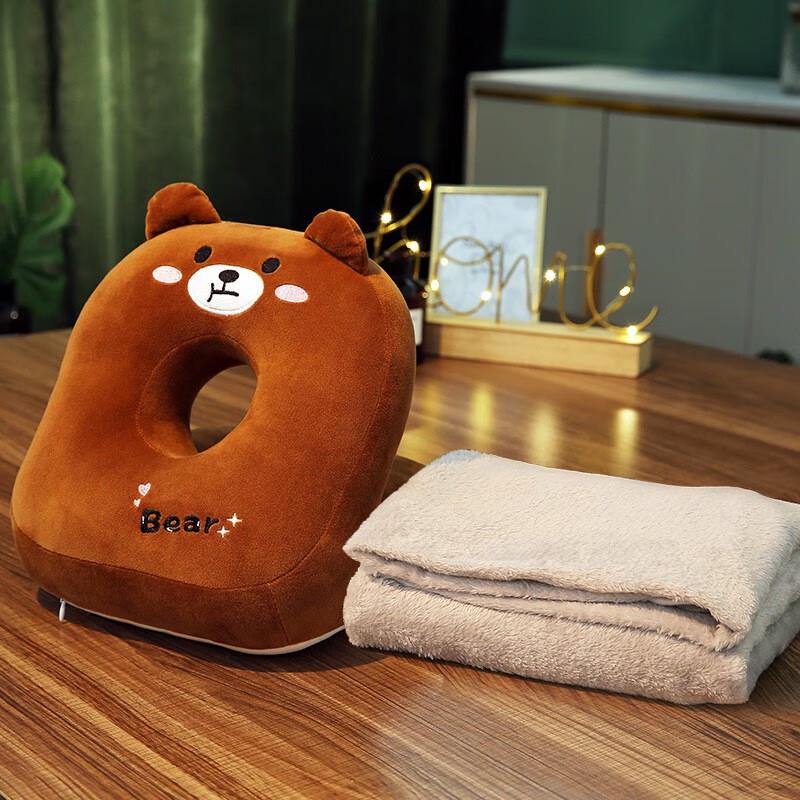 Tri-polar Cartoon Napping Pillow