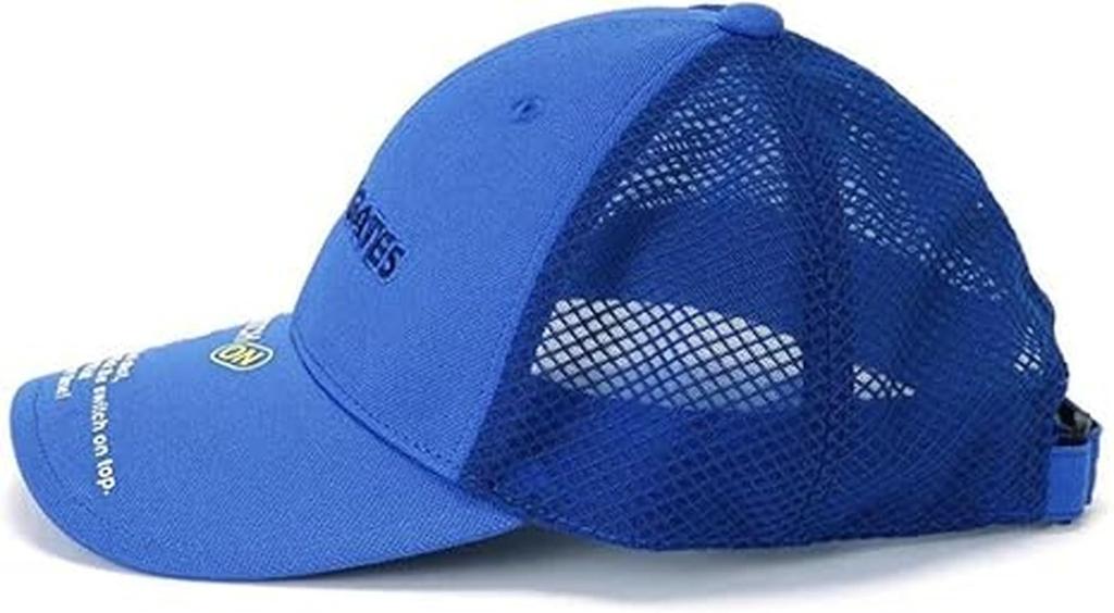 PEARLY GATES Unisex Mesh Cap (Brand Logo, UV Protection) / Golf Hat / 053-5187305 110_Blue FR