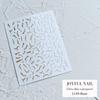 2023 Rose Gold 3D Nail Art Stickers - Self-Adhesive Throwing Ball Pattern Decals