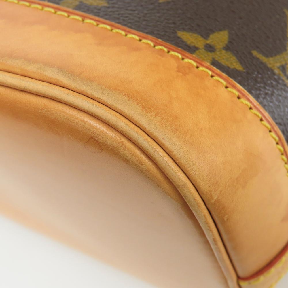 Used LOUIS VUITTON Handbag Alma M51130 Monogram/Nume leather Brown Classic