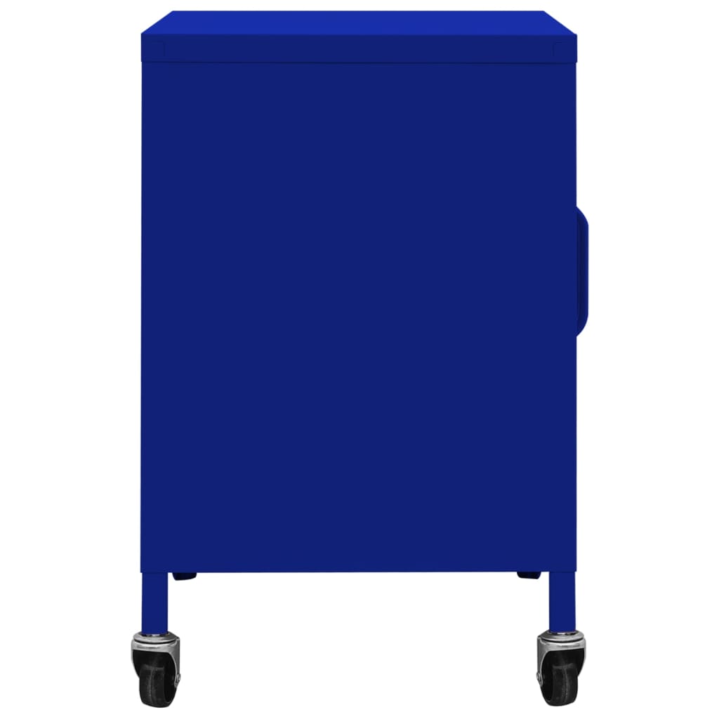 Storage Cabinet Navy Blue 60 x 35 x 56 cm Steel