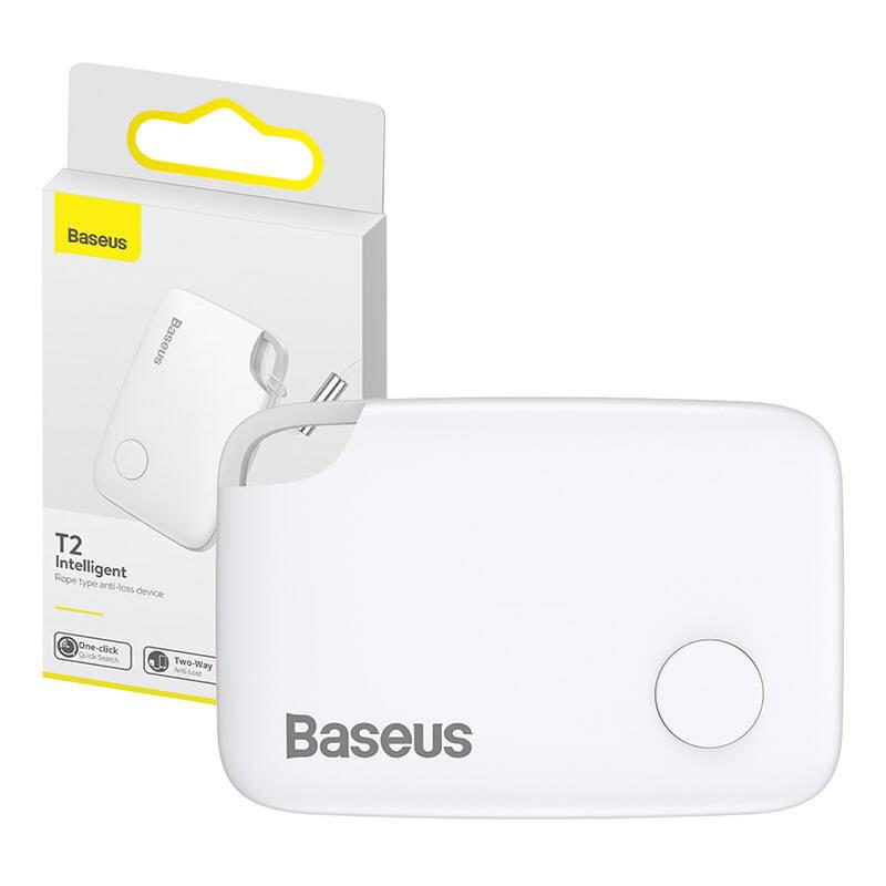 Bluetooth Locator Baseus T2 with Lanyard (White)