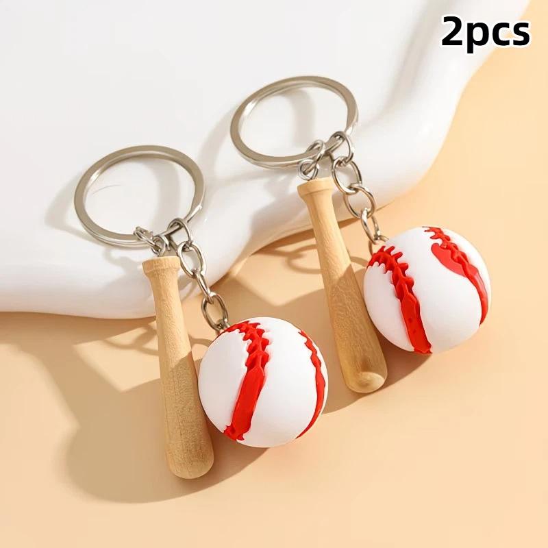 Klíčenka s baseballovým míčkem Přívěsek baseballového míčku Kroužek na klíče od auta Přívěsek na tašku Batohy Peněženky Přívěsek Party dárek Dárky pro fanoušky baseballu