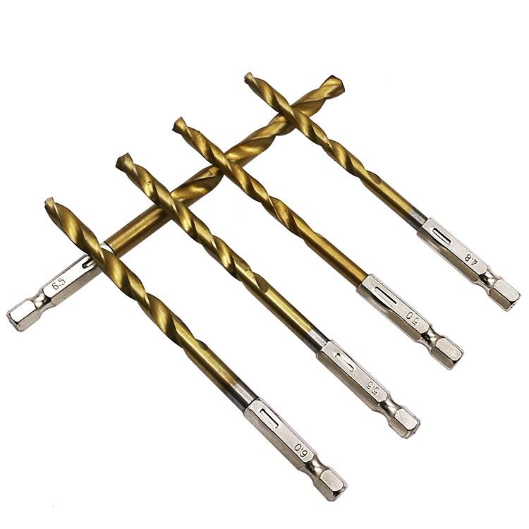 11PCS Twist Drill Bit Set 1.1-6.1mm Hex Handle Drill Bits Electric Driver Drilling For Metal Wood Screwdriver Tool Accessory
