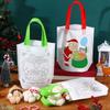 5PCS Cute Coloring Christmas Goodie Bags Birthday  Party Favor Bags   DIY Painting  Party Gifts  Bags Random Pattern