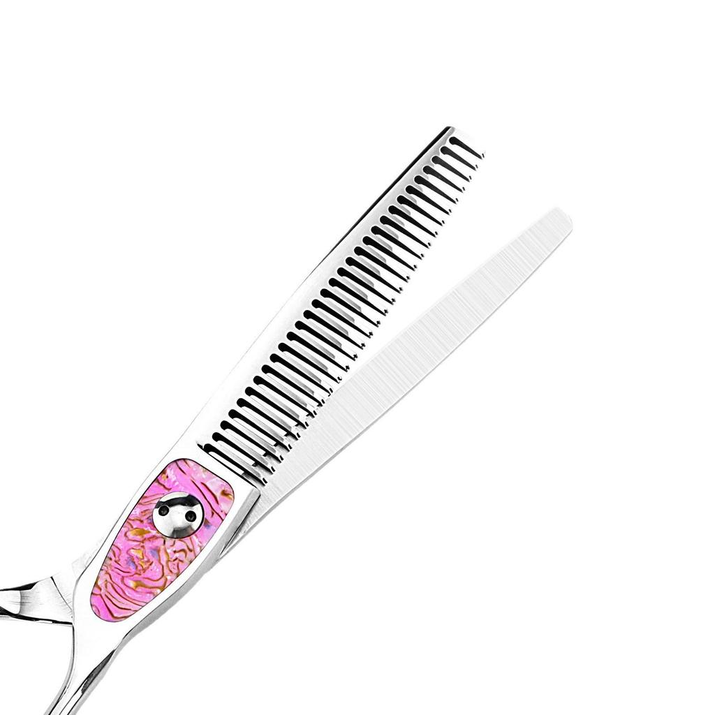 6.0-Inch Napsen Hairdressing Barber Scissors - Straight & Thinning Shears