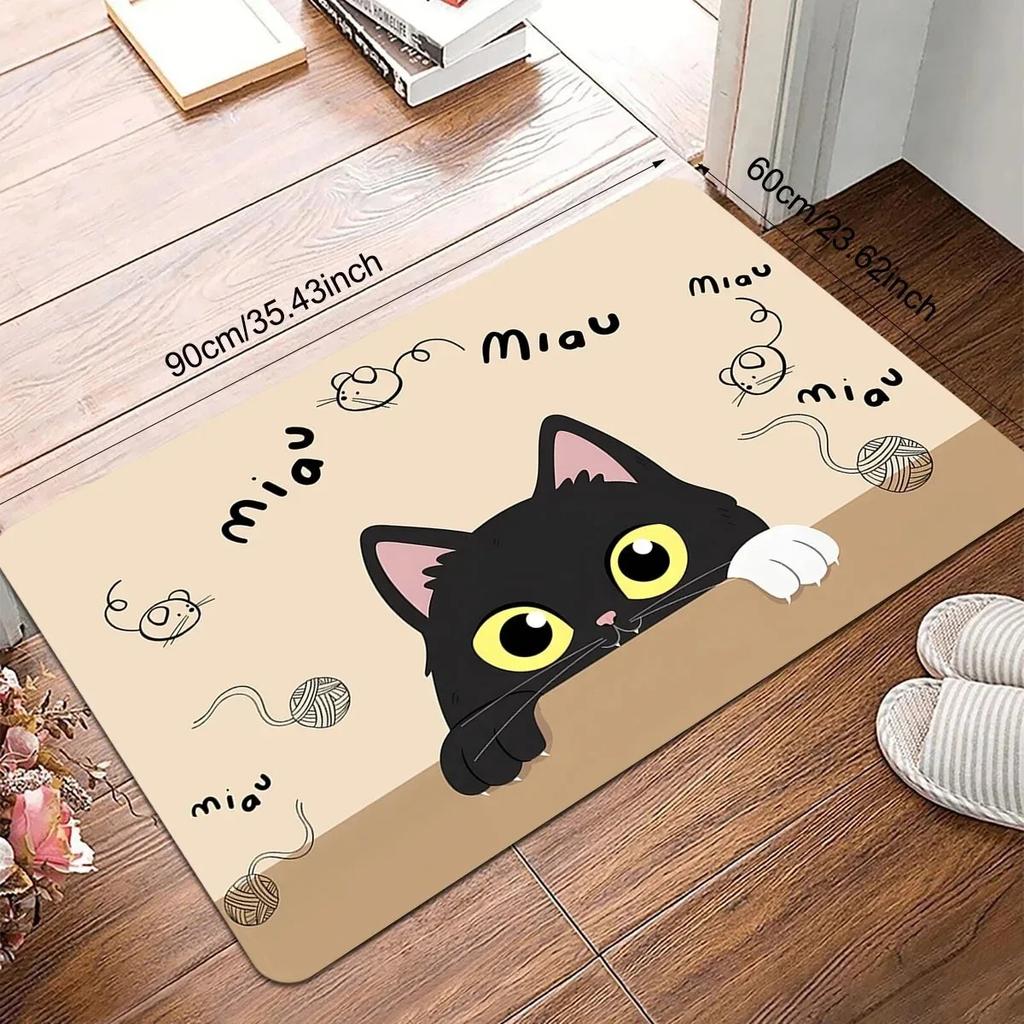 1PC Dog's Paw Pattern Pop Arts Design Door Mats Kitchen Rugs Non-Slip Home Bathroom Rugs Bath Mat Carpet for Sink Laundry Decor