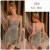 Women's Velvet Solid Lace Sheer Underwire Push Up Padded Robe Lounge Set