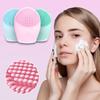 Electric Silicone Facial Cleanser Massager Ultrasonic Vibrator Skincare Massage Tool Beauty Machine Vibration Cleaning Of Pores