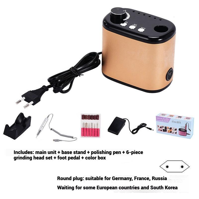 

SUV-703 Professional nail polisher, 0-45000 rpm/60W, beauty and nail equipment золотой