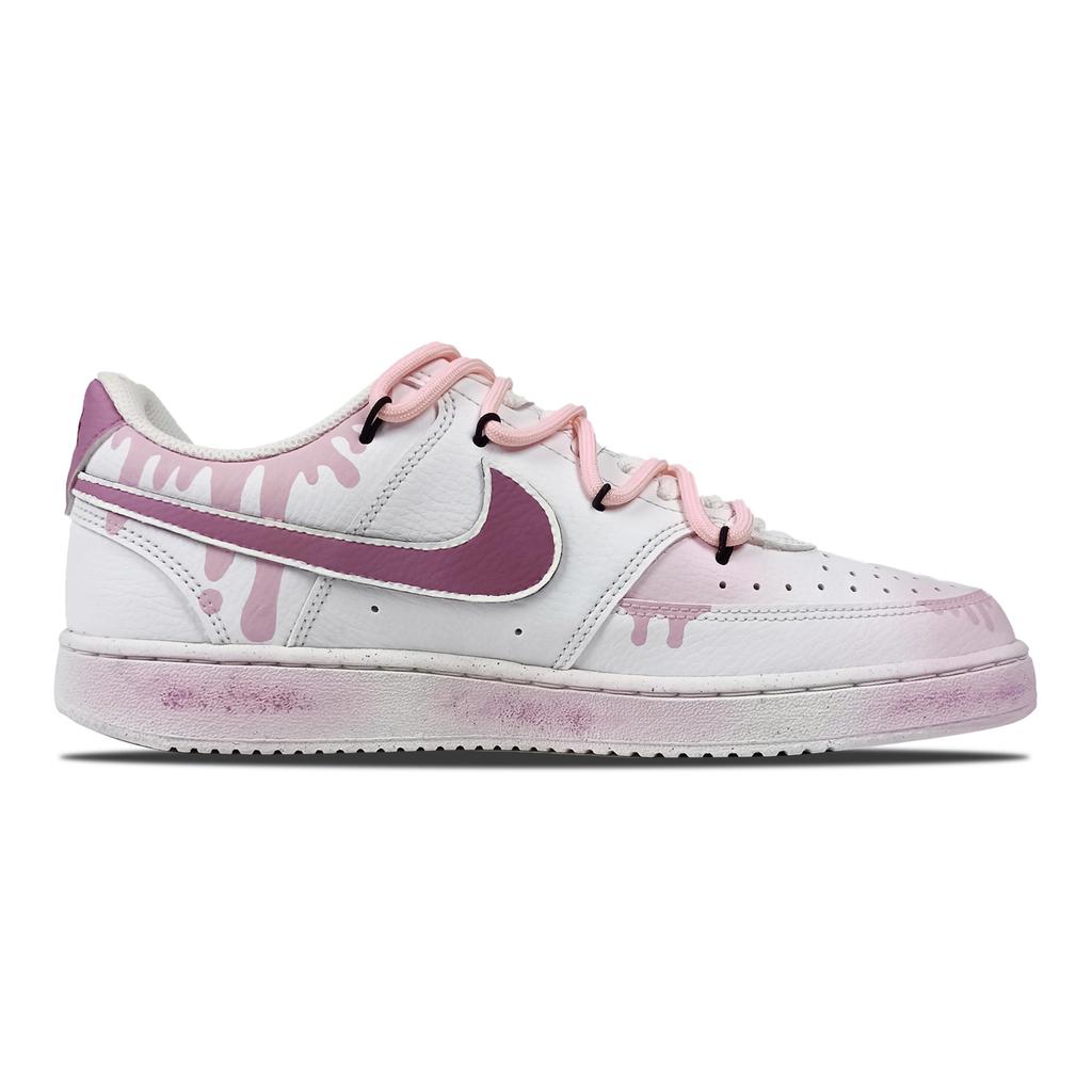 Nike Court Vision 1 Pelle Antiscivolo Impermeabile Ammortizzazione Antiscivolo Impermeabile Ammortizzazione Scarpa bassa DH2987-101(Team60-)