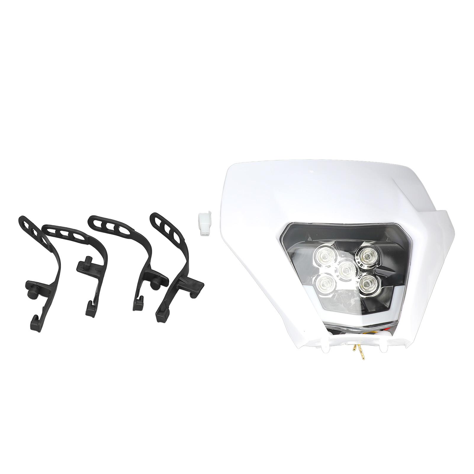 

DC 12V Off Road Motorcycle Headlights High Brightness LED Headlamp with Fairing for Dirt Bike Light