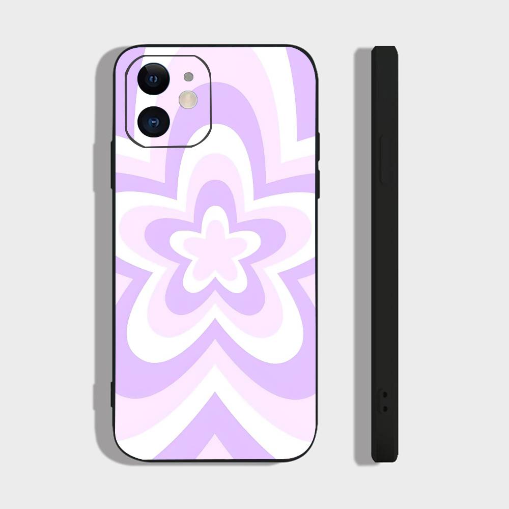 Bunte Herz-Handyhülle für iPhone 15, 16, 14 Plus, 13, 12, 11, 17 Pro Max, 17 Air, Schwarz, weich