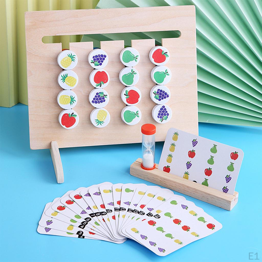 puzzle playing Color Shape Sorting Logical Memory Toy