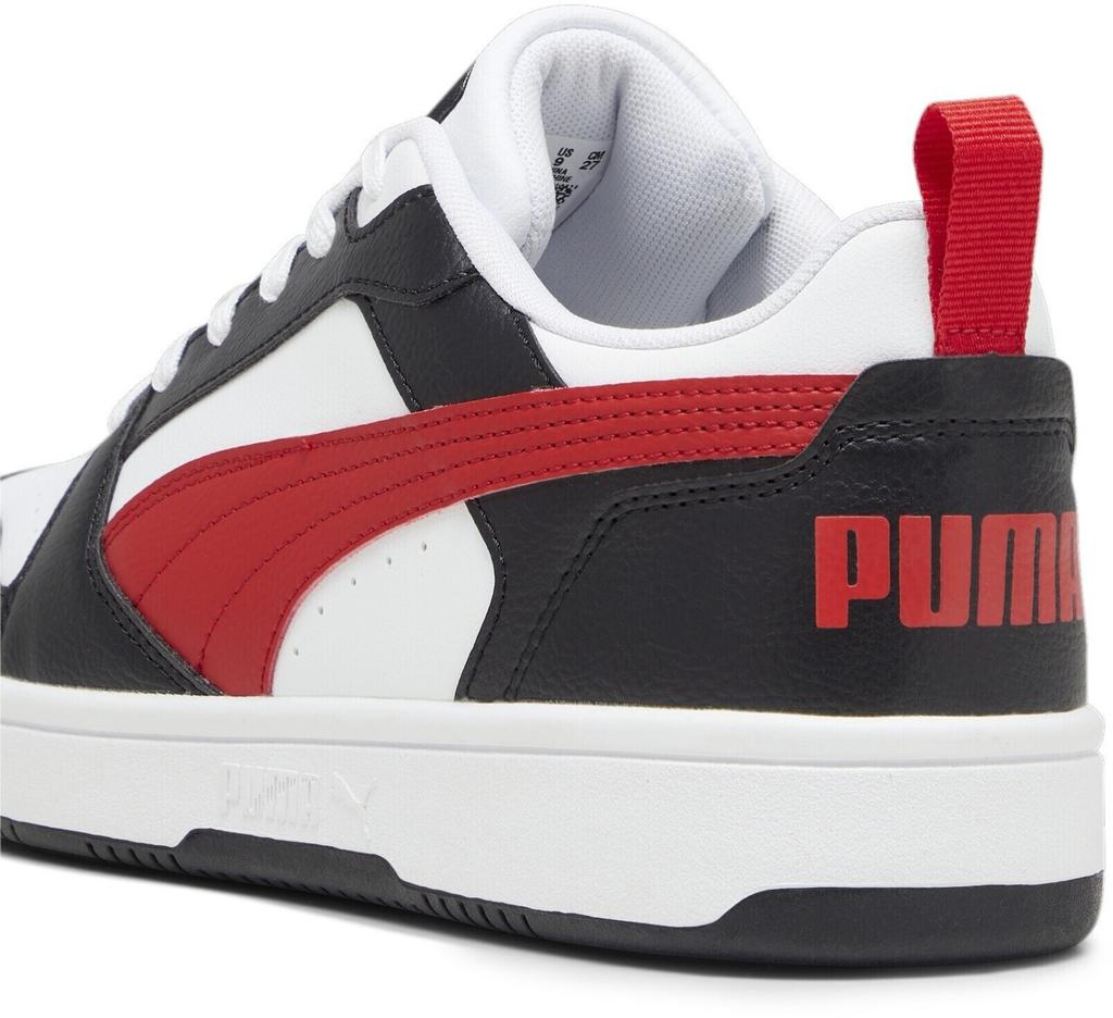 Кроссовки Puma Rebound V6 Low белый/навсегда красный/черный