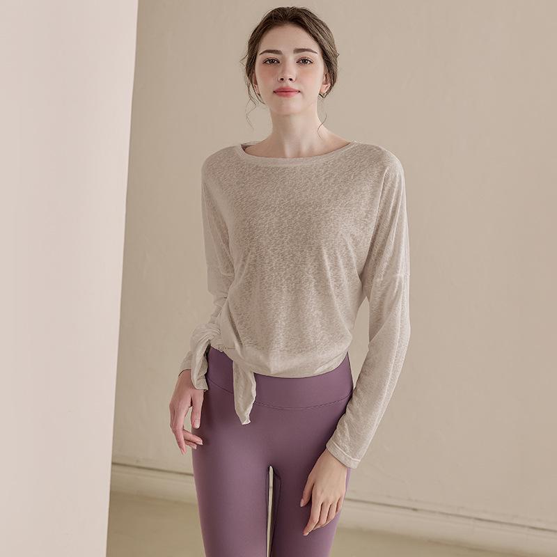 

Женский быстросохнущий топ для йоги большого размера - Длинный, закрывающий бедра, средней длины, накидка для фитнеса (2025 Новый) M (Recommended for 95-110 Jin)