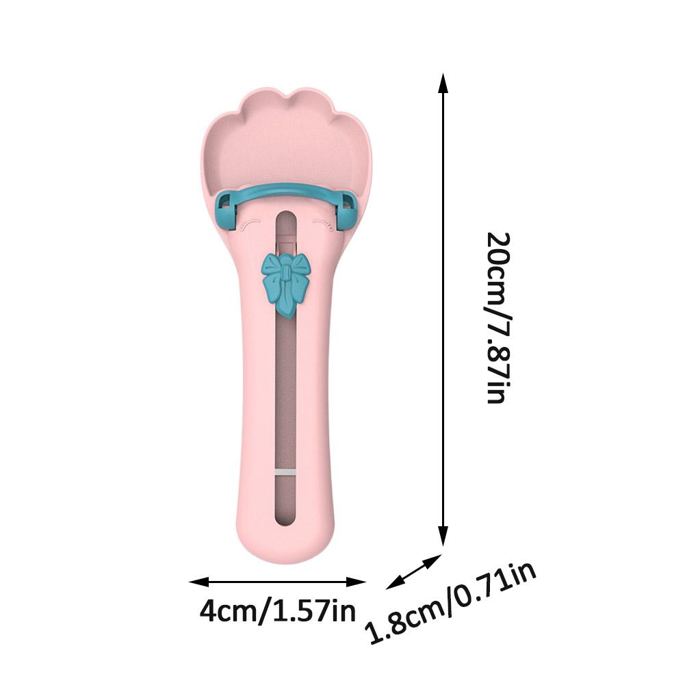 Futterspender für Katzenstreifen, Katzenkrallenform, Quetschlöffel für Katzenstreifen, 2-in-1-Löffel für Katzenfutterdosen, multifunktionaler Futterspender für Haustiere