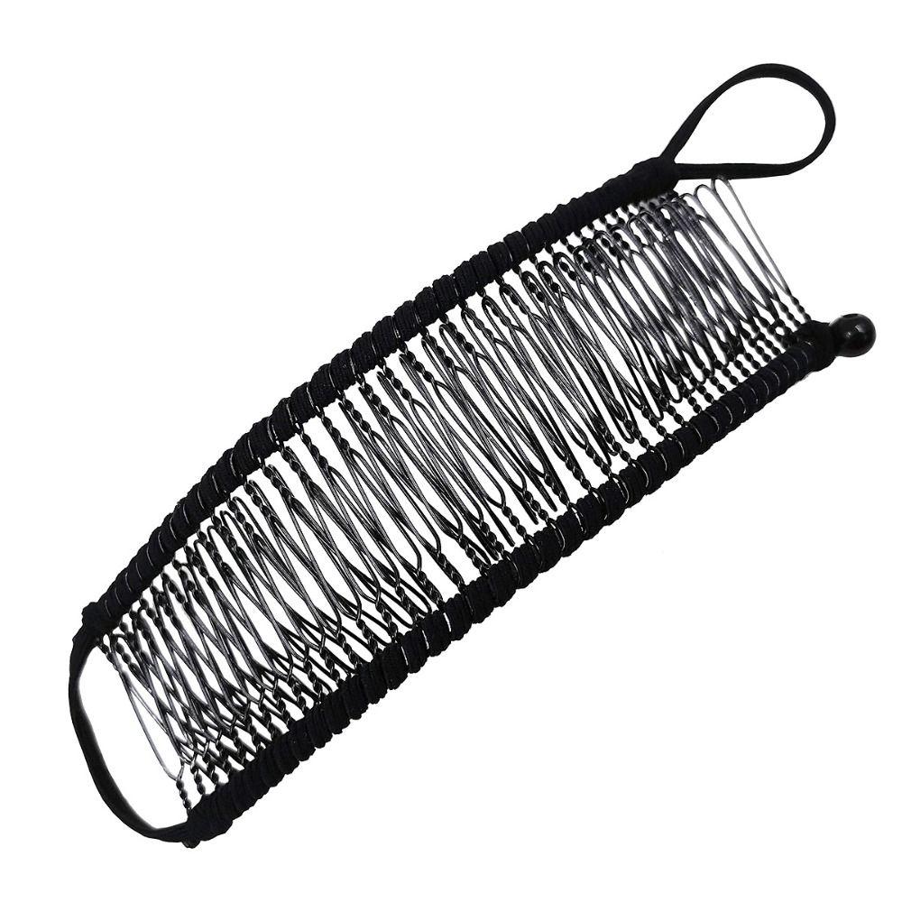 Faule Frauen Haarkamm Pferdeschwanz Haarspangen Haarkrallen Clips Haar-Styling-Tool Stretch Banana Clip