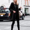 Lapel Long Sleeve Flap Pockets Solid Color Autumn Blazer Female Single Button Office Mid-Length Suit Coat Outerwear