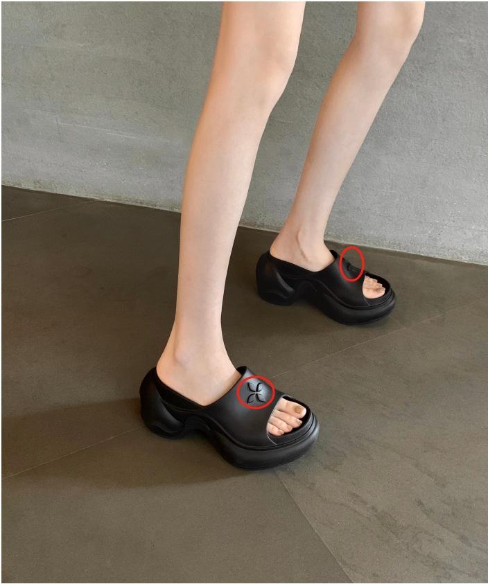 

Grape mother studiolee height increase artifact fashionable and light new EVA thick bottom cool slippers women s summer wear 40