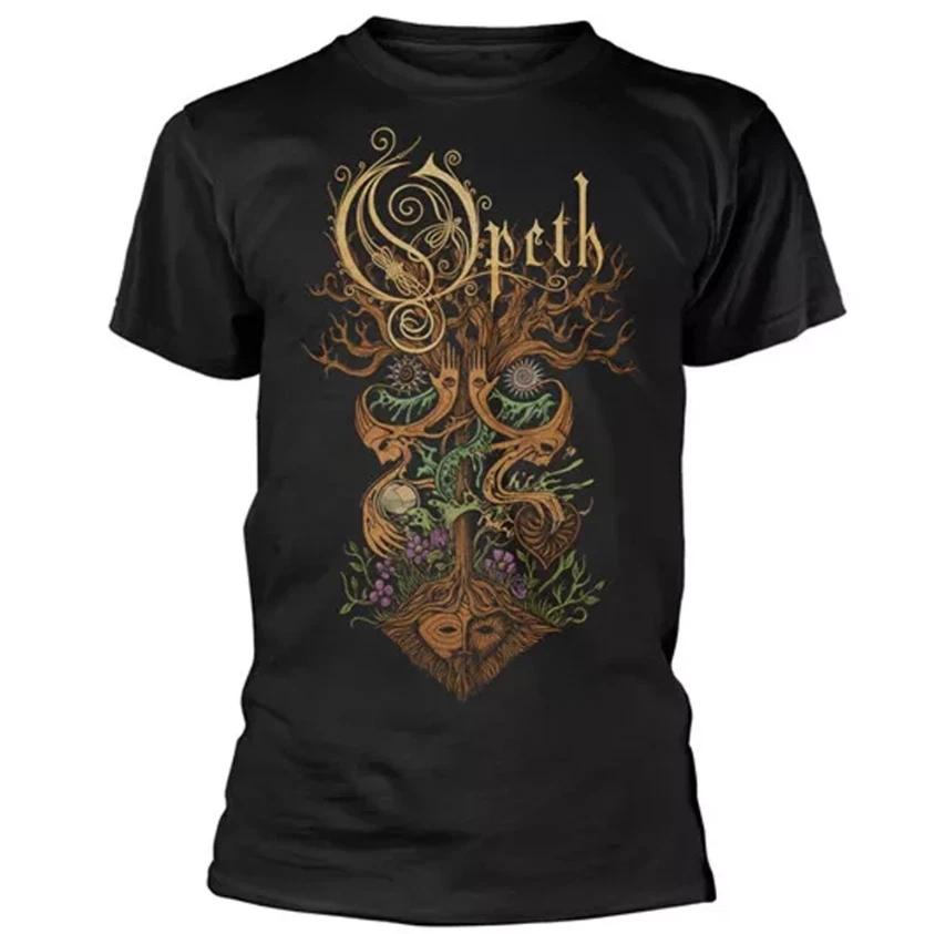Opeth Tree black T shirt Cotton S-5XL Short Sleeve M