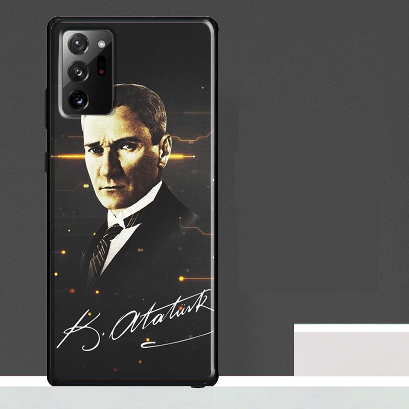 Mustafa Kemal Ataturk Case For Samsung Galaxy S25 Ultra S23 S22 S21 S24 Ultra S9 S10 S20 Plus S25 FE Phone Cover