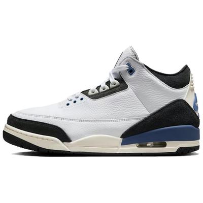 A Ma Maniére x Air 3 Retro OG SP For The Love Herren-Sneaker Weiß Diffused-Blue Anthrazit HV8571-100