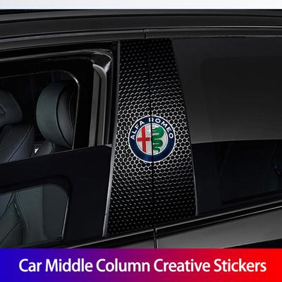Car Stickers Car Middle Column Creative Stickers For 4C 159 Spider Giulia Giulietta Car Modification Decorative Film