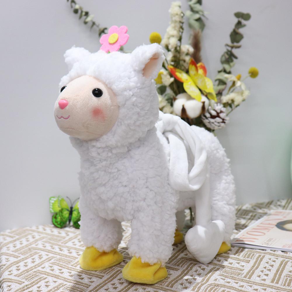 Unicorn Walking Plush Toy With Singing And Swinging Features For Kids Bedroom Decor