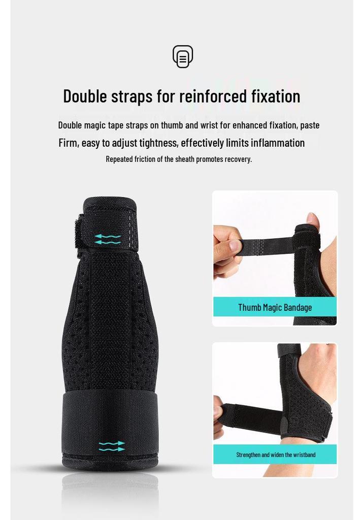 Adjustable Sports Thumb & Wrist Joint Protector with Steel Support