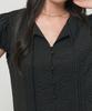 GENERALIDEA Floral Cap Sleeve Mini Dress [Black] / Gf2Lop522