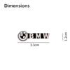 For BMW Series ECar Audio Speaker 3D Aluminum Emblem Stickers For BMW X1 X2 X3 X4 X5 X6 F30 F34 E90 G20 F20 F21 F22 Auto Badge Decal Accessories