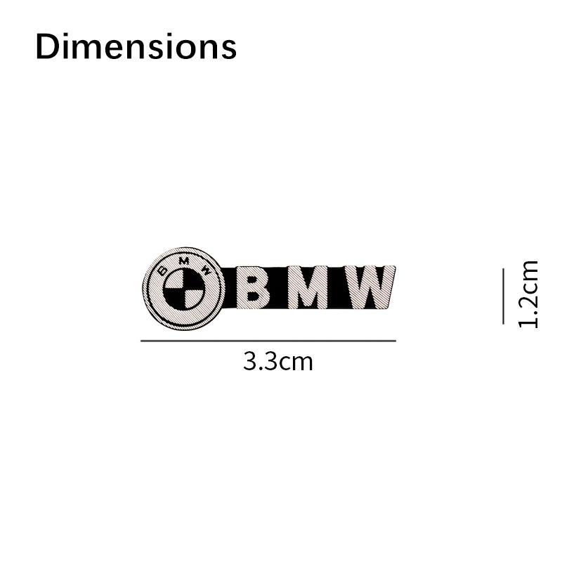 For BMW Series ECar Audio Speaker 3D Aluminum Emblem Stickers For BMW X1 X2 X3 X4 X5 X6 F30 F34 E90 G20 F20 F21 F22 Auto Badge Decal Accessories