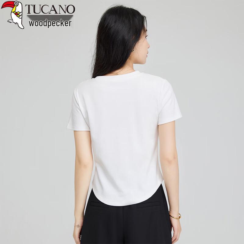 Woodpecker Women's Summer Slim Fit Round Neck T-Shirt