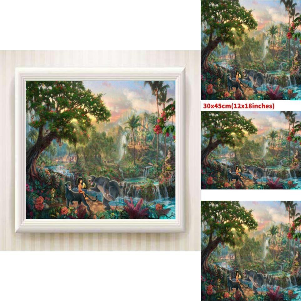 Meerjungfrauenprinzessin Leinwand Wandkunst Für Moderne Märchen Schlafzimmerdeko Cartoon Stil Bunt Gerahmt Sprühmalerei Verschiedene Größen