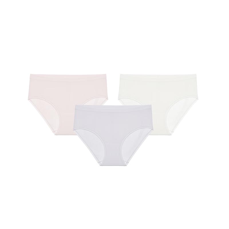 

NEIWAI Женское бесшовное нижнее белье из модала Tencel 60-х годов со средней посадкой, 3 шт. One Size