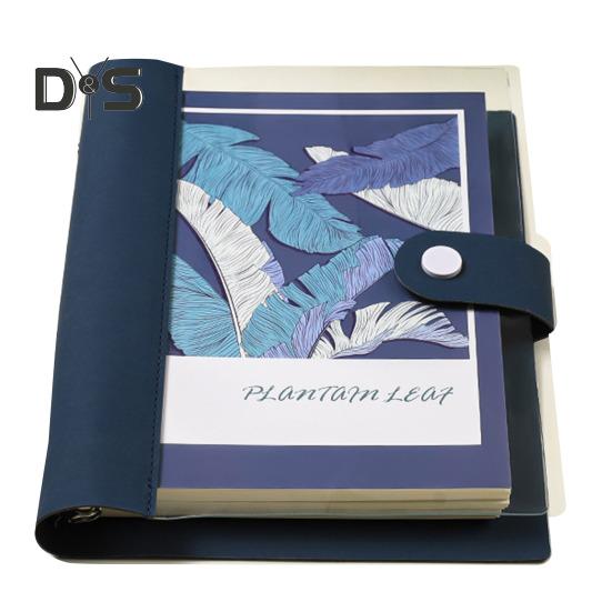 A5 B5 Binder-Notizbuch, 120 Seiten, Kunstledereinband, gefüttert, Loseblatt-Notizbuch, Metallverschluss, persönliches Tagebuch