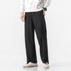 2025 Men Linen Pants Summer Japanese Casual Streetwear Harajuku Cotton Baggy Pants Male Solid Color Oversized Bloomers Trousers