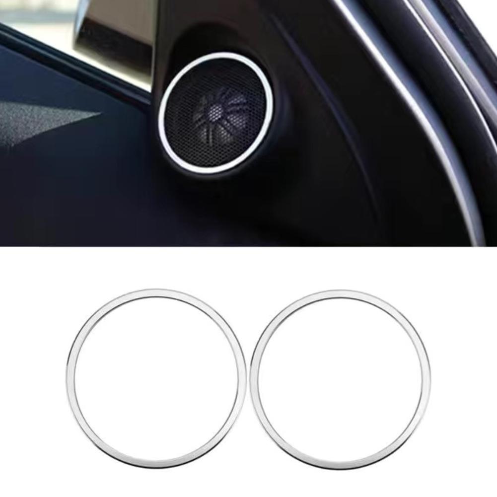 For Range Evoque Convertible Ember Edition 2013 2019 Speaker Cover Trim for Car Door In Aluminum Alloy Material