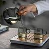 Thickened Glass Fair Cup Eagle Mouth Side Wood Handle Heat-resistant Kung Fu Tea Cup Household Teaware Transparent Teapot New