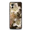 Realistic Lily Flower Print Phone Case For Xiaomi Mi 17 15T 15 14 14T 13T 12T Pro 12 13 Lite 5G 11T Poco X6 X7 X5 Pro Soft Cover