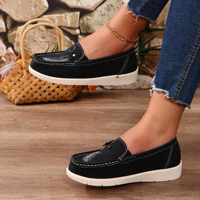 Kadın Ayakkabıları İndirim Loafer'lar Kadın Babetleri Moda Çiçekli Düz Günlük Düz Ayakkabılar Marka Yuvarlak Burun Hafif Düz Alçak Topuklular
