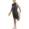 Nike Tank Tops Men's Black Crew Neck Moderate Straight Fit DX0909-010