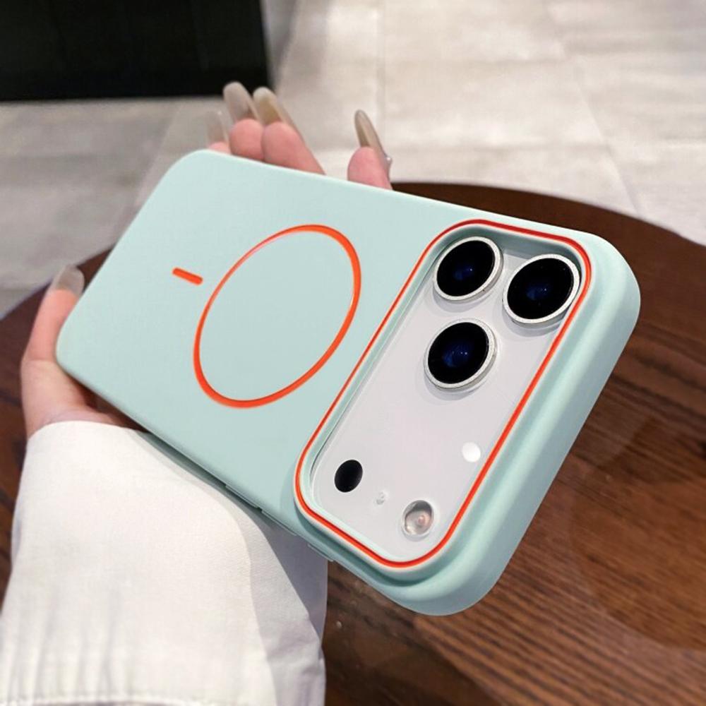 Luxury For Magsafe Soft Silicone Phone Case For iPhone 11 12 13 14 15 16 17 Pro Max Magnetic Wireless Charging Back Case Cover