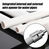Integrated Internal & External Pipe Threading Tool Pvc Pipe Threader Pipe Threading Tool 1/2'' 3/4'' Dies Electric Drill